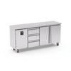 Precision MCU 323 Slim Line 3 Draw & 2 Door Counter Refrigeration 242 Litres