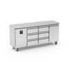 Precision MCU 323 Slim Line 6 Draw & 1 Door Counter Refrigeration 242 Litres
