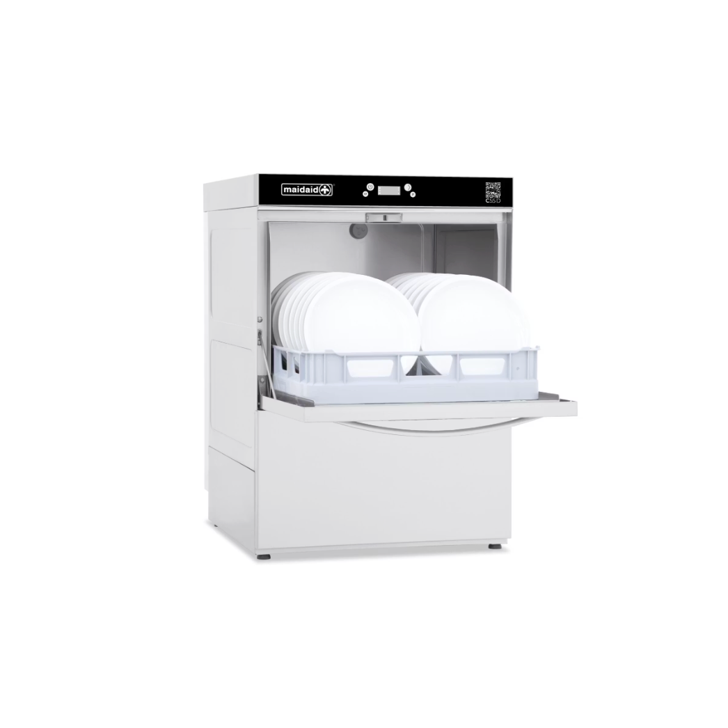 Maidaid Undercounter C55WSD Glasswasher With Drain Pump & Water Softener
