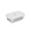 Cook, freeze, heat and eat with these revolutionary food containers from MasterClass. Made of robust, hygienic stainless steel, they do everything plastic containers do, and a whole lot more. They're freezer safe, oven safe… even microwave safe. Yes that's right, it's stainless steel and can be used in the microwave (up to 1000 kw) using proprietary technology, so it's easy to freeze and reheat leftovers, pre-prepped ingredients and prepared meals.