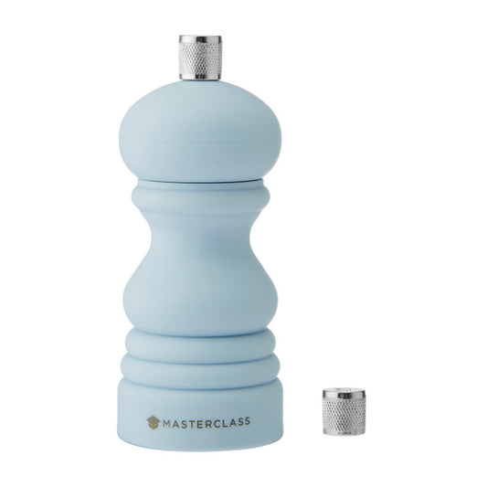 MasterClass Soft Touch Salt/Pepper Mill is the perfect blend of functionality and style. Say goodbye to dull blades and hello to consistent seasoning! Its soft-touch finish feels luxurious in your hand and adds a modern touch to any kitchen décor.