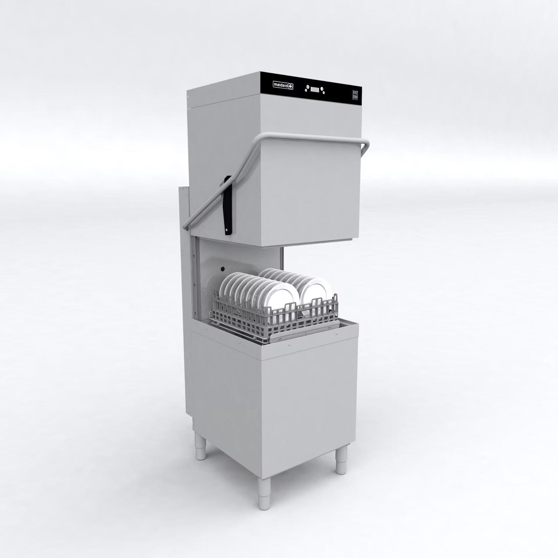 Maidaid C205WS Pass Through Dishwasher With Drain Pump & Water Softener