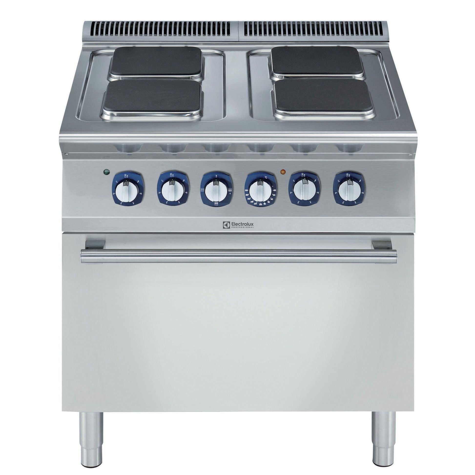 Electrolux Modular Cooking Range Line 4 Square Plate Electric Boiling Top & Range Oven 16.4kw.