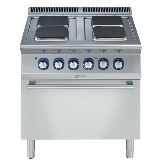 Electrolux Modular Cooking Range Line 4 Square Plate Electric Boiling Top & Range Oven 16.4kw