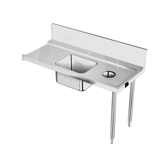Electrolux Stainless Steel Right To Left Pre Rinse Dishwasher Table Bowl & Hole 1700mm