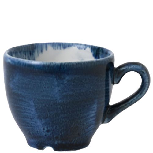 Churchill Stonecast® Espresso Cup Plume Ultramarine 3.5oz Case Size 12 - Cater-Connect Ltd