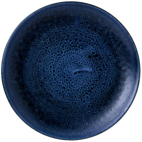 Churchill Stonecast® Intermediate Coupe Plate Plume Ultramarine 26cm Case Size 12 - Cater-Connect Ltd