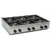 Parry AG6HP Countertop LPG Gas 6 Burner Cooktop Hob 33kW