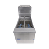 Pitco Solstice SG14TS Twin Tank Twin Basket Gas Fryer 21 Litres