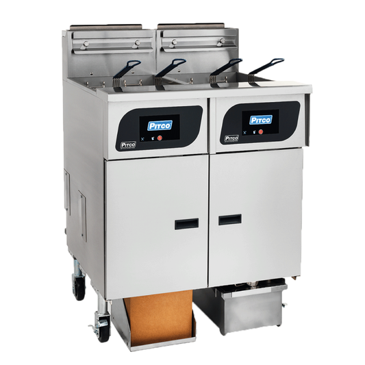 Pitco ROV SSHLV14/FD-FFFF-AF 4 Vat Gas Filtration Fryer 41 Litres