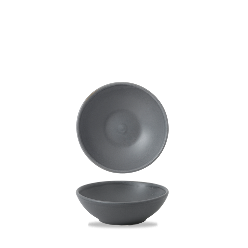 Churchill Nourish Seattle Grey Shallow Bowl 11.6cm Case Size 12 - Cater-Connect Ltd
