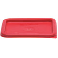 Cambro SFC6451 5.7 - 7.6L CamSquare Red Poly Lid