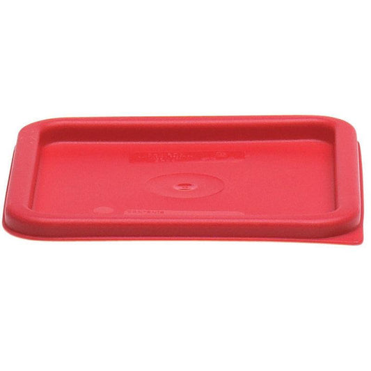 Cambro SFC6451 5.7 - 7.6L CamSquare Red Poly Lid