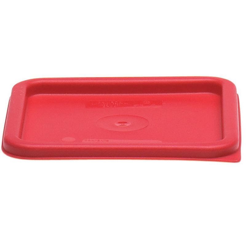 Cambro SFC6451 5.7 - 7.6L CamSquare Red Poly Lid