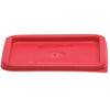 Cambro SFC6451 5.7 - 7.6L CamSquare Red Poly Lid