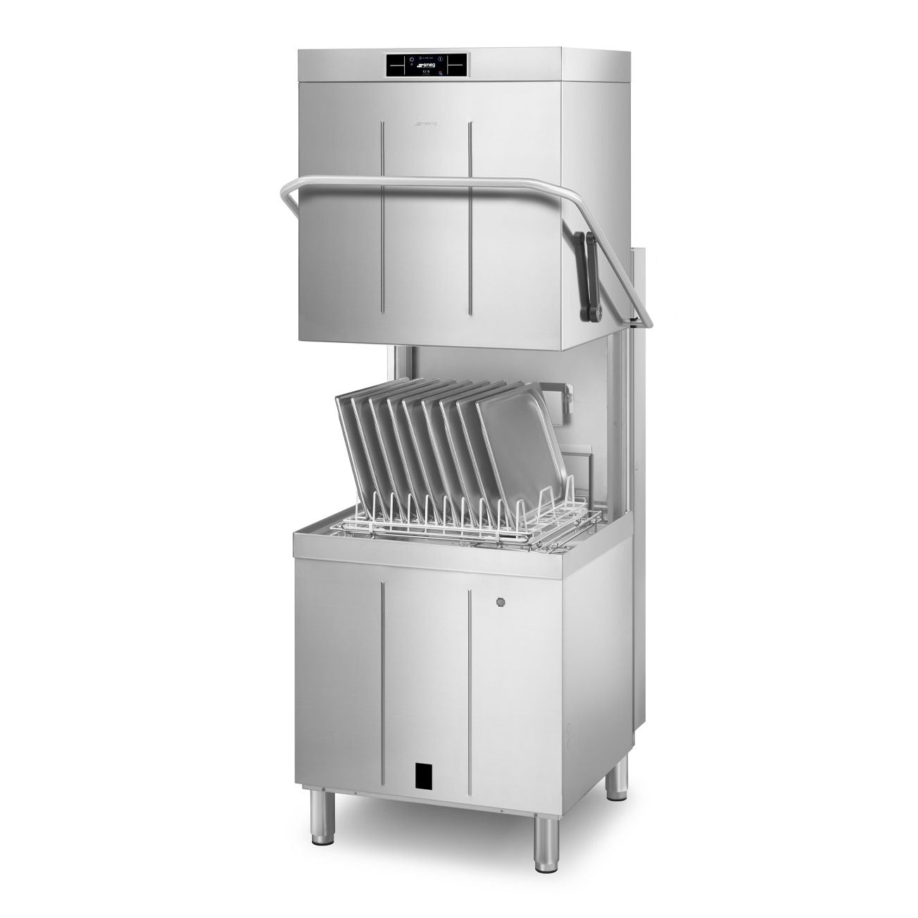 Smeg SPH625S Passthrough Pura Series 600mm Basket Dishwasher With Drain Pump & Water Softener