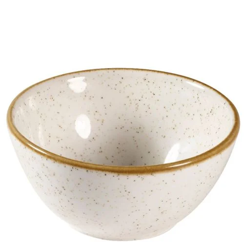 Churchill Stonecast Barley White Snack Bowl 13cm/5.25" 14oz Case Size 12 - Cater-Connect Ltd