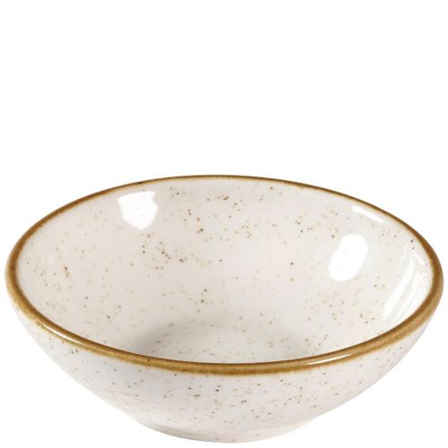 Churchill Stonecast Barley White Shallow Bowl 13cm/5.06" 9oz Case Size 12 - Cater-Connect Ltd