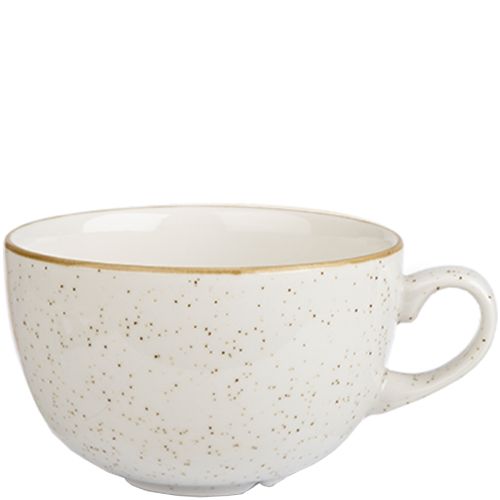 Churchill Stonecast Barley White Cappuccino Cup 227ml/8oz Case Size 12 - Cater-Connect Ltd