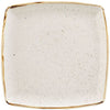 Churchill Stonecast Barley White Deep Square Plate 26.8 x 26.8cm Case Size 6 - Cater-Connect Ltd