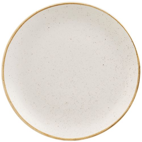 Churchill Stonecast Barley White Coupe Plate 26cm/10.19" Case Size 12