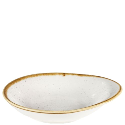 Churchill Stonecast Barley White Round Dish 18.5 x 18.5cm/6.6 x 7.25" 300ml/10.5oz Case Size 12