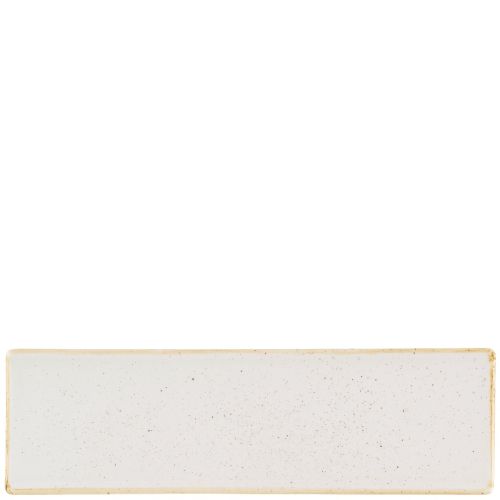 Churchill Stonecast Barley White Oblong Plate 32.3cm x 10.5cm Case Size 6