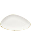 Churchill Stonecast Barley White Triangle Plate 35.5 x 18.8cm Case Size 6