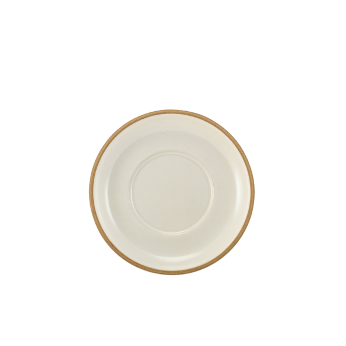GenWare Kava White Stoneware Saucer 16cm Case Size 6.