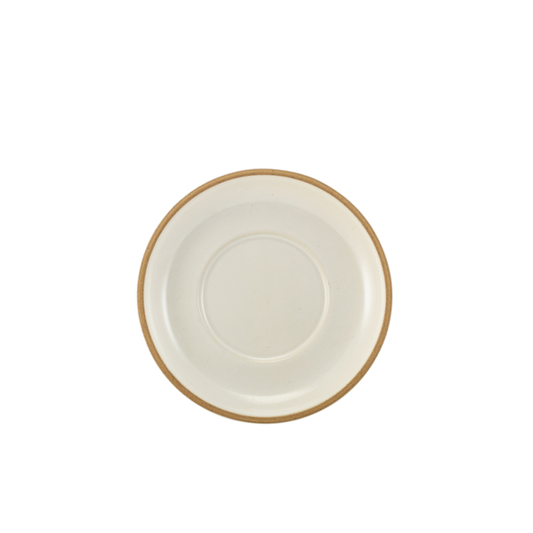 GenWare Kava White Stoneware Saucer 16cm Case Size 6.