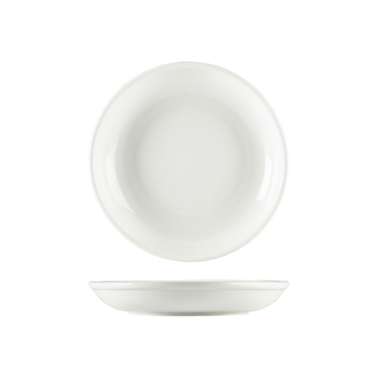 Genware Porcelain Couscous White Coupe Plate 21cm Case Size 6