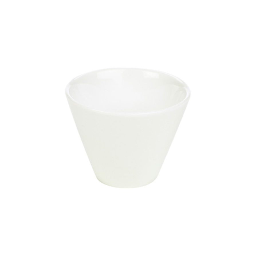 Genware Porcelain White Conical Bowl 10.5cm Case Size 6