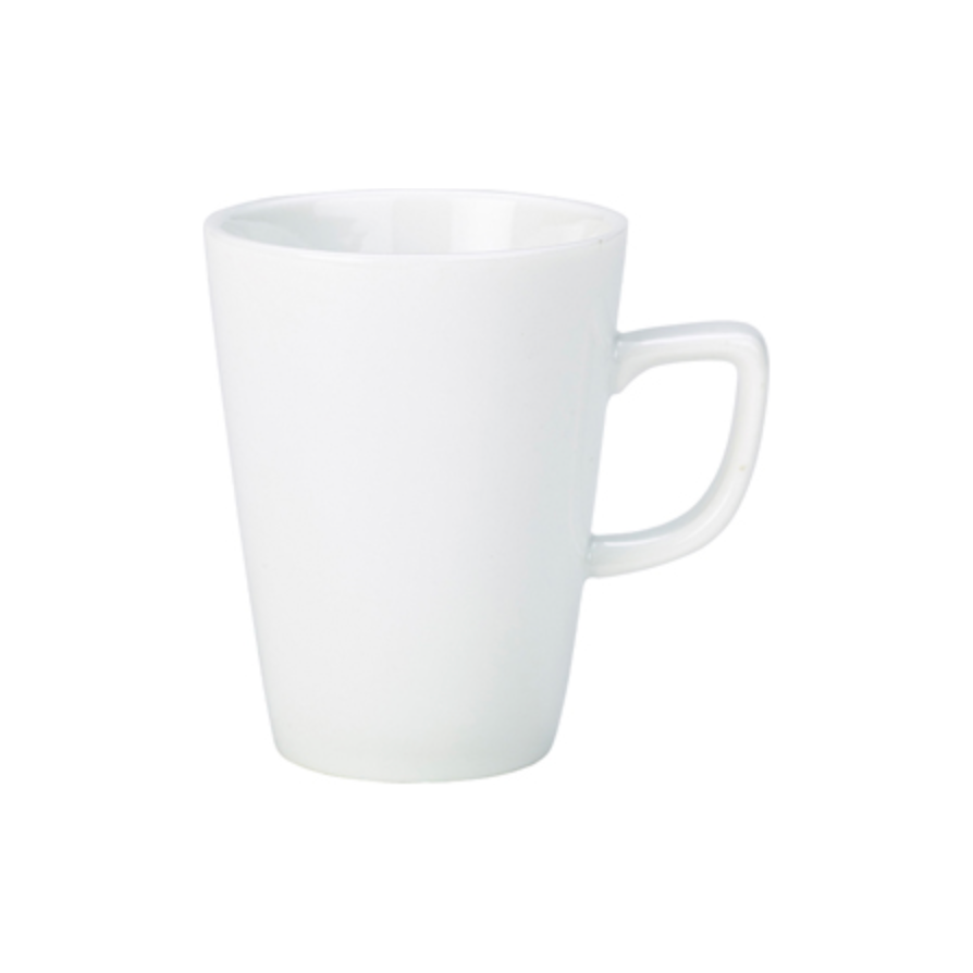 Genware Porcelain Conical Coffee Mug 7.5cm x 8.5cm 22cl Case Size 6