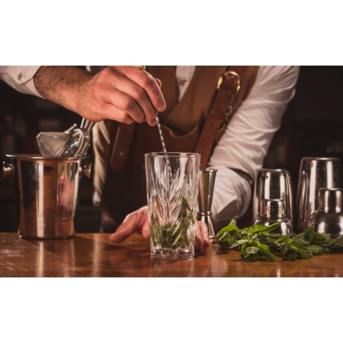 Genware Barware Silver JIG2550 Spirits Jigger 25/ 50ml