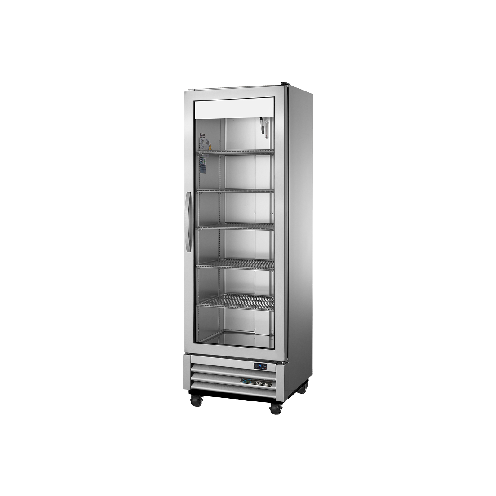 True Refrigeration T-15G-HC-FGD01 Slimline Single Door Upright Fridge 425 Litres.