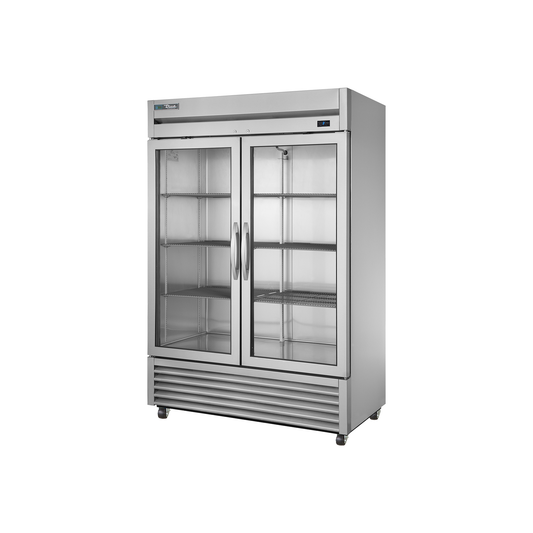 True T-49G-HC-FGD01 Double Glass Door Upright Fridge 1388 Litres.
