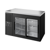 True TBR52-RISZ1-L-B-11-2 Double Glass Door Undercounter Bar Fridge 480 Litres.