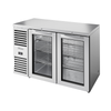 True TBR52-RISZ1-L-S-GG-2 Stainless Steel Double Glass Door Undercounter Fridge 480 Litres.