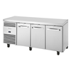 True TCR1/3-CL-SS-DL-DR-DR Three Door Counter Fridge 630 Litres.