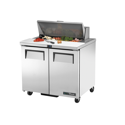 True TSSU-36-08-HC Two Door 8x1/6GN Saladette Counter 240 Litres.