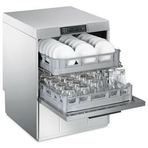 Smeg SPD512SUK Undercounter Topline Twin Basket Dishwasher 500x500 With Drain Pump & Water Softener