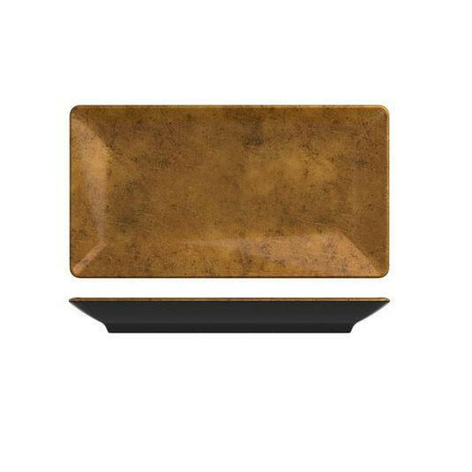 Creative UH131217 Copper Black Utah Melamine Platter 32.5 x 17.5cm
