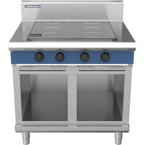 Blue Seal Evolution Series UKIN514F-C Cabinet Base Model 4 Zone Induction Hob 20kw - Cater-Connect Ltd