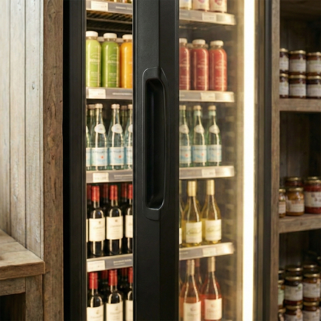 Prodis XDA600-P-K-LE Single Door Black Display Bottle Fridge 377 Litres