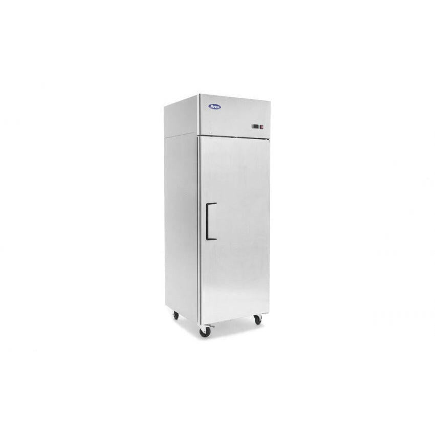 Atosa YBF9206GR Slimline Upright Single Door Fridge 410 Litres