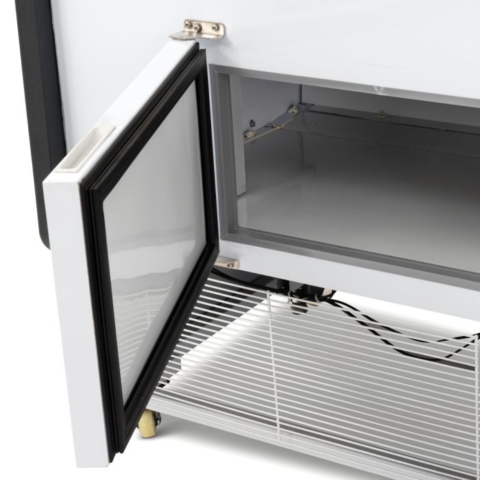 Blizzard BFG200WH Flat Glass Serve Over Counter Merchandiser 1965mm