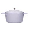 MasterClass Lightweight 4 Litre Lavender Casserole Dish With Lid