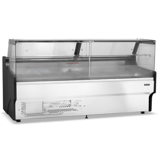 Blizzard BFG200WHV2 Flat Glass Serve Over Counter Merchandiser 1955mm