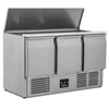 Blizzard BSP3 Three Door Compact Saladette Counter Fridge 368 Litres