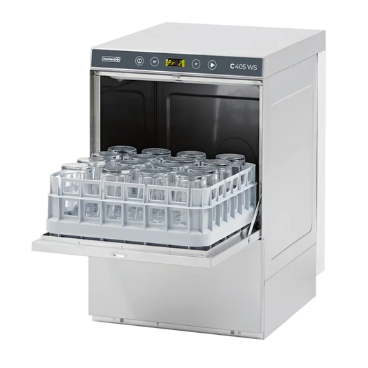 Maidaid Undercounter C405 WS Glasswasher With Water Softener & Drain Pump
